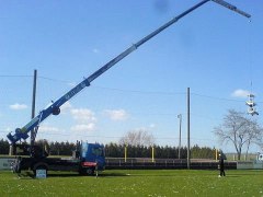 eigene Krantechnik - auch zum vermieten
