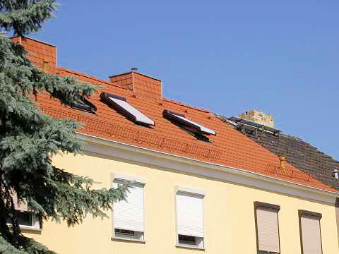 Betondachsteindeckung